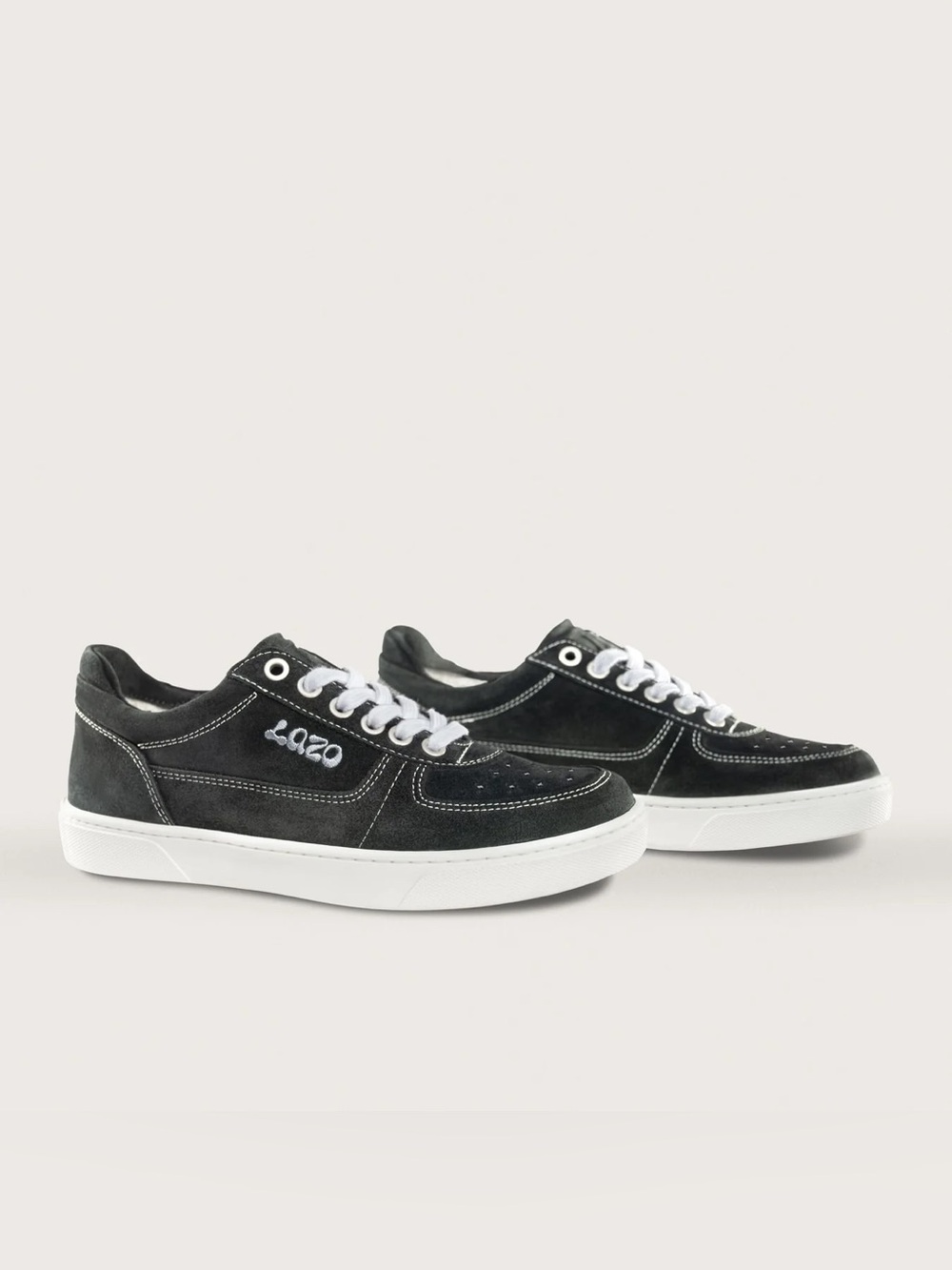 The Hypernova Sneaker: Obsidian Black, Suede Lazo Footwear